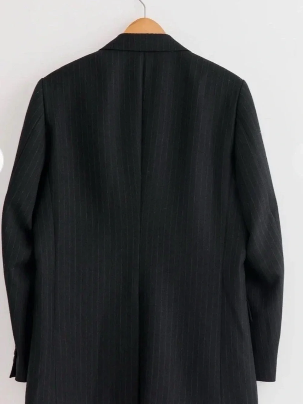 Joseph & Feiss Black Pinstripe Two-Piece Suit